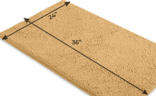 Load image into Gallery viewer, Rectangle Microfiber Bathroom Rug, 24x36 inch, Marzipan
