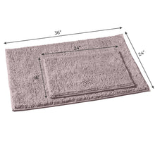 Load image into Gallery viewer, 2-Piece Rectangular Mats Set, Large, Mauve
