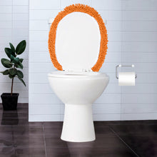 Load image into Gallery viewer, LuxUrux Toilet Lid Cover, Round, Orange
