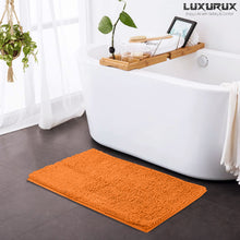 Load image into Gallery viewer, Rectangle Microfiber Bathroom Rug, 24x39 inch, Orange
