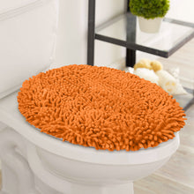Load image into Gallery viewer, LuxUrux Toilet Lid Cover, Round, Orange
