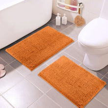 Load image into Gallery viewer, Microfiber Rectangular Mat Mini Set, 16x24 Inch 2 Pack Set, Orange
