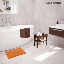 Load image into Gallery viewer, Rectangle Microfiber Bathroom Rug, 15x23 inch, Orange
