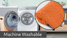 Load image into Gallery viewer, Rectangle Microfiber Bathroom Rug, 24x36 inch, Orange

