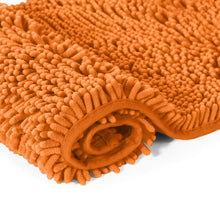 Load image into Gallery viewer, Luxury Microfiber 2-Piece Toilet &amp; Bath Mat Set, XL, Orange
