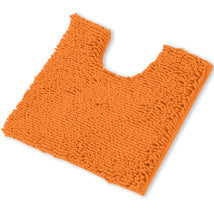 Load image into Gallery viewer, U-Shaped Toilet Bathroom Rug, 20x20, Orange

