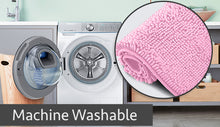 Load image into Gallery viewer, Rectangle Microfiber Bathroom Rug, 24x39 inch, Pink
