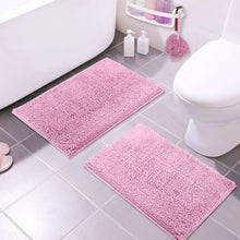 Load image into Gallery viewer, Microfiber Rectangular Mat Mini Set, 16x24 Inch 2 Pack Set, Pink

