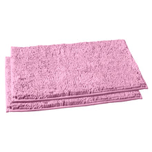 Load image into Gallery viewer, Microfiber Rectangular Mat Mini Set, 16x24 Inch 2 Pack Set, Pink
