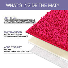 Load image into Gallery viewer, U-Shaped Toilet Bathroom Rug, 20x20, Hot Pink
