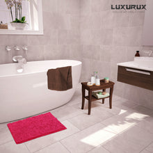 Load image into Gallery viewer, Microfiber Bathroom Rectangle Rug, 20x30 Inch, Hot Pink
