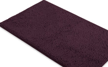 Load image into Gallery viewer, Rectangle Microfiber Bathroom Rug, 24x36 inch, Plum
