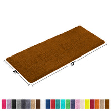Load image into Gallery viewer, Rectangle Microfiber Bathroom Rug, 27x47 inch, Pumpkin
