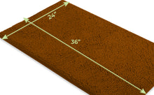Load image into Gallery viewer, Rectangle Microfiber Bathroom Rug, 24x36 inch, Pumpkin

