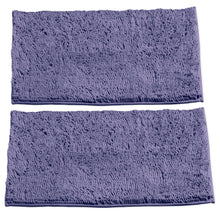 Load image into Gallery viewer, Microfiber Rectangular Rugs, 23x36 Inch 2 Pack Set, Blue-purple
