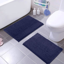 Load image into Gallery viewer, Microfiber Rectangular Mat Mini Set, 16x24 Inch 2 Pack Set, Blue-purple
