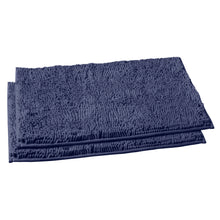 Load image into Gallery viewer, Microfiber Rectangular Mat Mini Set, 16x24 Inch 2 Pack Set, Blue-purple
