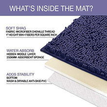 Load image into Gallery viewer, U-Shaped Toilet Bathroom Rug, 20x23, Purple
