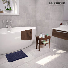 Load image into Gallery viewer, Rectangle Microfiber Bathroom Rug, 15x23 inch, Purple
