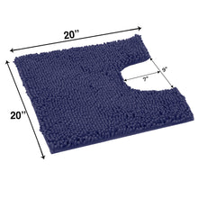 Load image into Gallery viewer, U-Shaped Toilet Bathroom Rug, 20x20, Purple
