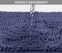 Load image into Gallery viewer, Rectangle Microfiber Bathroom Rug, 15x23 inch, Purple
