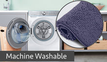 Load image into Gallery viewer, Luxury Chenille Bathroom Rugs 2-Piece Bath Mat Set, Small, Purple
