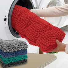 Load image into Gallery viewer, 2 Piece Rectangular Bath Rug Set, 15x23 + 20x30  inch, Red
