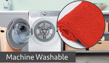 Load image into Gallery viewer, Rectangle Microfiber Bathroom Rug, 15x23 inch, Red
