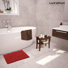 Load image into Gallery viewer, Microfiber Bathroom Rectangle Rug, 20x30 Inch, Red
