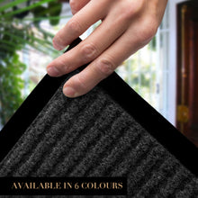 Load image into Gallery viewer, Durable Rubber Door Mat Heavy Duty for Indoor Outdoor, 23x35 Inch
