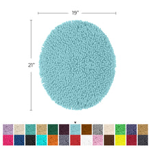 Load image into Gallery viewer, LuxUrux Toilet Lid Cover, Round, Spa-Blue
