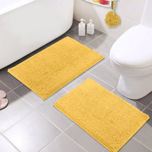 Load image into Gallery viewer, Microfiber Rectangular Mat Mini Set, 16x24 Inch 2 Pack Set, Yellow
