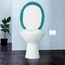 Load image into Gallery viewer, LuxUrux Toilet Lid Cover, Round, Turquoise
