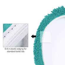 Load image into Gallery viewer, LuxUrux Toilet Lid Cover, Round, Turquoise
