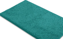 Load image into Gallery viewer, Rectangle Microfiber Bathroom Rug, 24x36 inch, Turquoise
