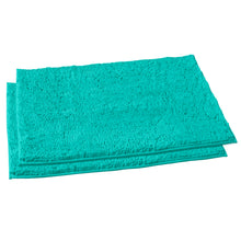 Load image into Gallery viewer, Microfiber Rectangular Rugs, 23x36 Inch 2 Pack Set, Turquoise
