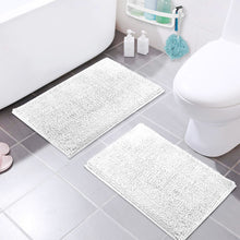 Load image into Gallery viewer, Microfiber Rectangular Mat Mini Set, 16x24 Inch 2 Pack Set, White
