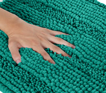 Load image into Gallery viewer, 2 Piece Rectangular Bath Rug Set, 15x23 + 20x30  inch, Turquoise

