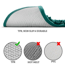 Load image into Gallery viewer, Luxury Chenille Bathroom Rugs 2-Piece Bath Mat Set, Small, Turquoise
